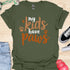 My kids have paws - V1 - Bold and Cool T-Shirt